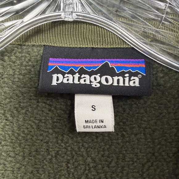 Patagonia Women’s Retro Pile Shacket size Small.Green - Picture 9 of 10